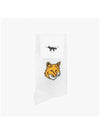 Fox Head Socks White - MAISON KITSUNE - BALAAN 3