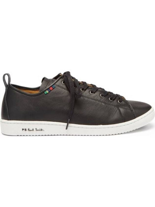 Miyata leather low-top sneakers black - PAUL SMITH - BALAAN.