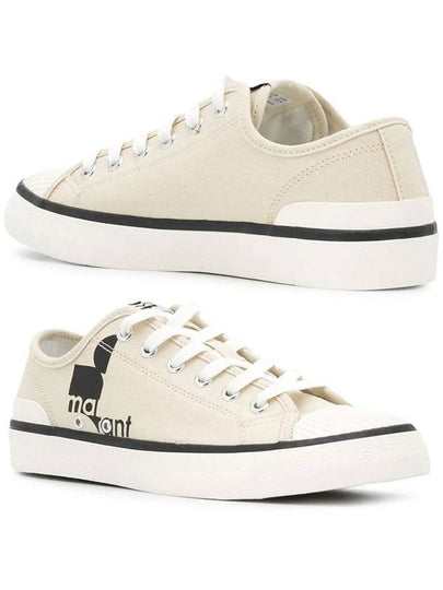 Binkoo Logo Low Top Sneakers Chalk - ISABEL MARANT - BALAAN 2