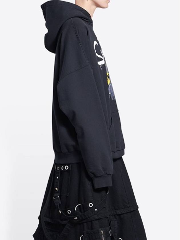 The Simpsons Printed Hoodie Black - BALENCIAGA - BALAAN 5