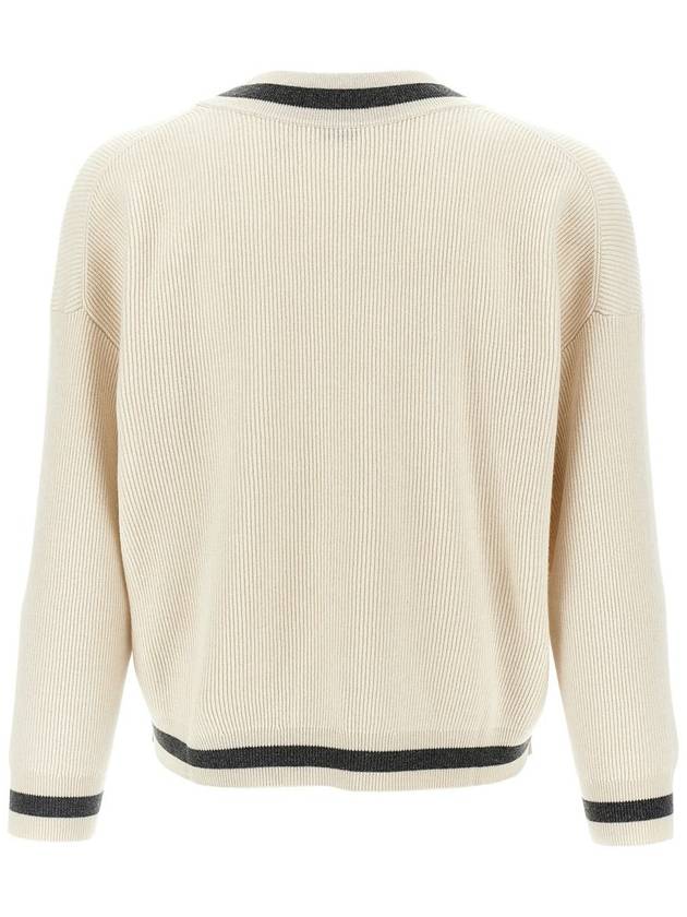 Sweater M12192602 CUH69 BUTTER - BRUNELLO CUCINELLI - BALAAN 3