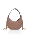 GG Marmont Half Moon Mini Bag Beige - GUCCI - BALAAN 8