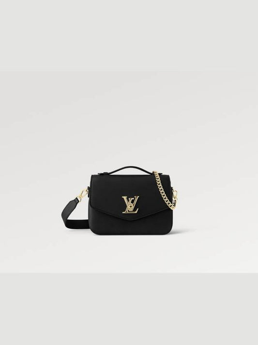 Oxford Lock Me Leather Cross Bag Black - LOUIS VUITTON - BALAAN 2