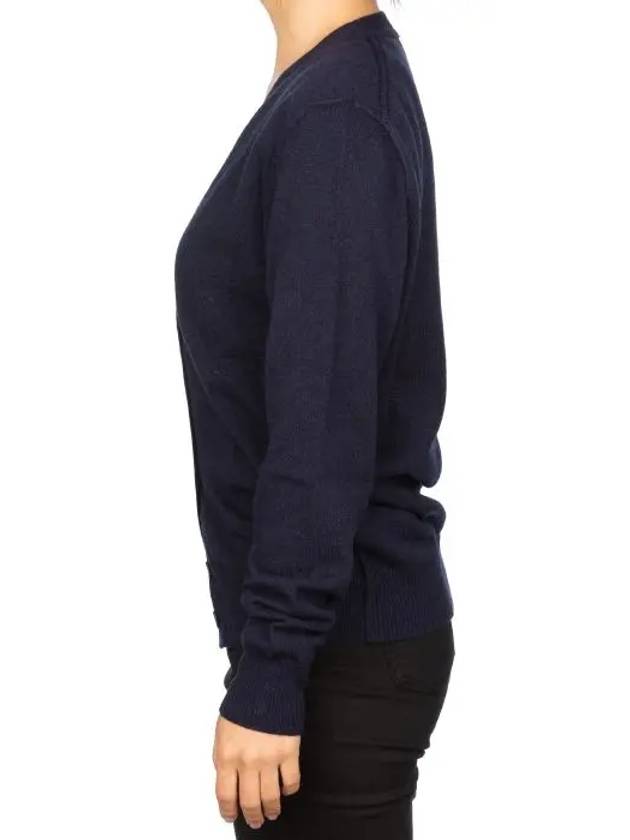 Eco Cashmere Loose Fit Cardigan Navy - MAISON MARGIELA - BALAAN 5