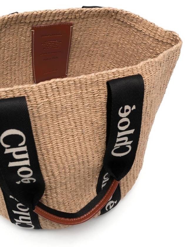 Woody Large Basket Tote Bag Beige - CHLOE - BALAAN 6