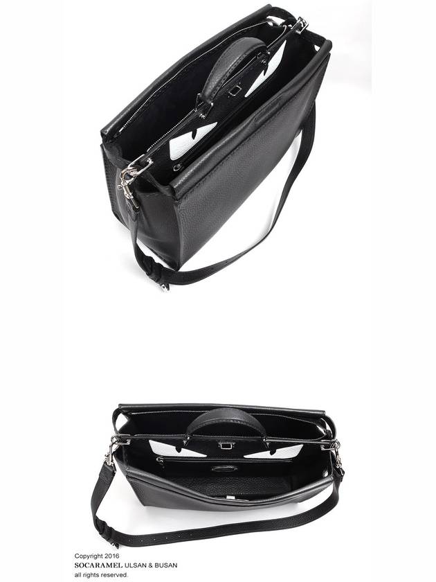 Selleria Monster Peekaboo Medium Briefcase Black - FENDI - BALAAN 5