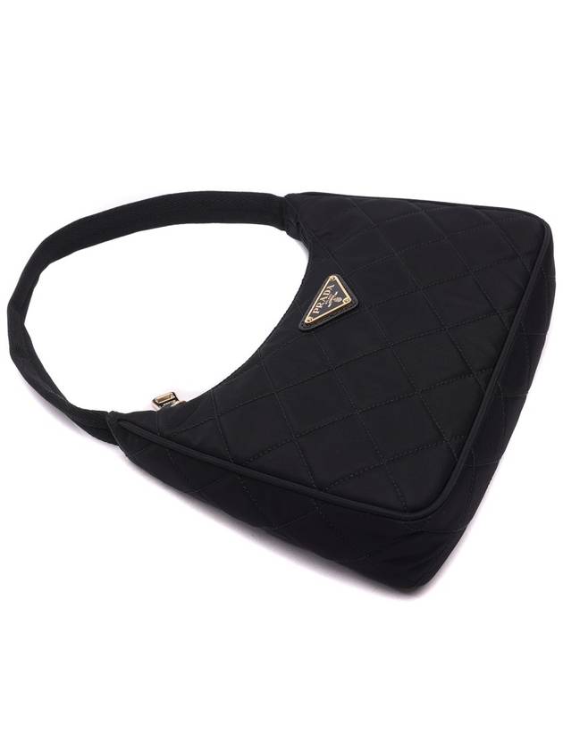 Nylon Quilted Hobo Tote Bag Black - PRADA - BALAAN 6