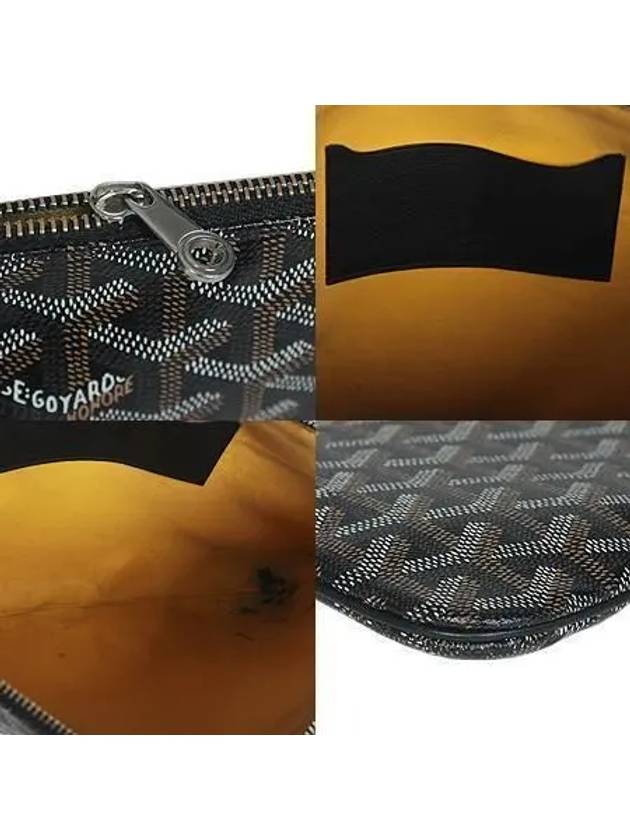 Black color logo PVC SENAT Sena MM clutch 1 - GOYARD - BALAAN 5