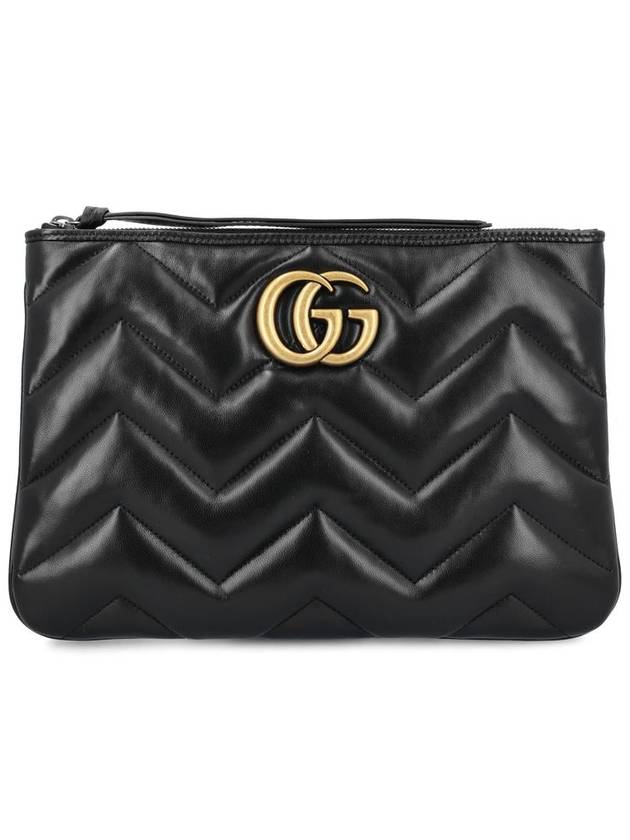 GG Marmont Clutch Bag Black - GUCCI - BALAAN 2