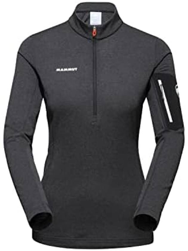 Women's Aenergy Light ML Half Zip Full Long Sleeve T-Shirt Black - MAMMUT - BALAAN 2