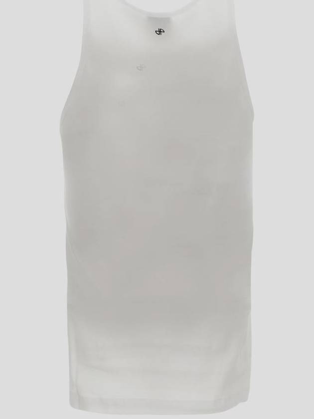 Women's Logo Print Sleeveless White - PATOU - BALAAN 3