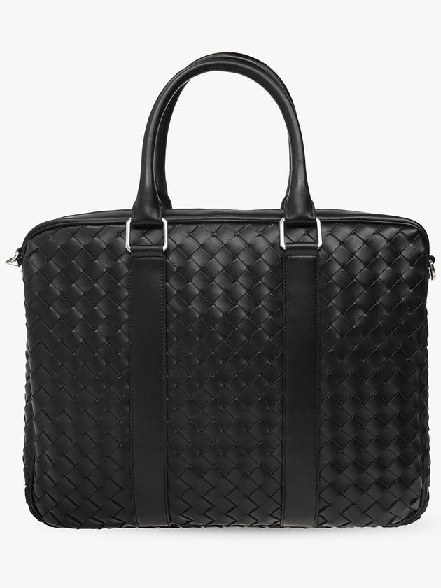 Bottega Veneta ‘Classic Intrecciato Large’ Briefcase, Men's, Black - BOTTEGA VENETA - BALAAN 3