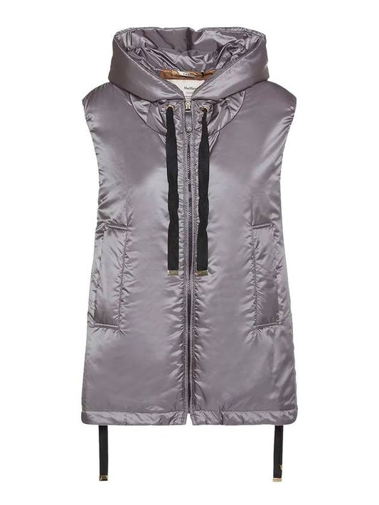 Greengo Water Repellent Vest Padded Vest Light Grey - MAX MARA - BALAAN 1