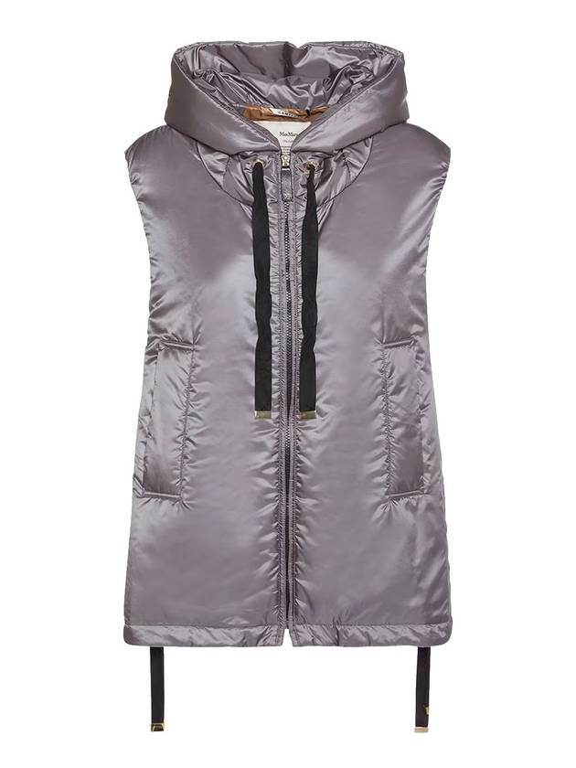 Greengo Water Repellent Vest Padded Vest Light Grey - MAX MARA - BALAAN 1