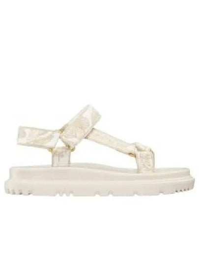 D Wave Gradient Butterfly Metallic Thread Sandals White - DIOR - BALAAN 2