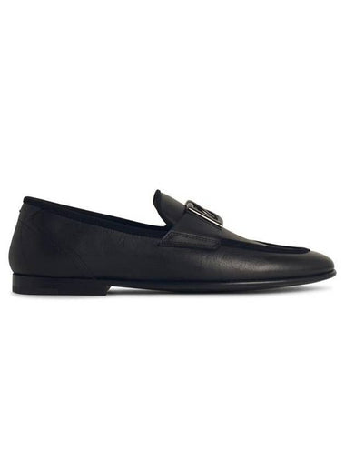 Dolce & Gabbana Black Leather Loafers - DOLCE&GABBANA - BALAAN 1