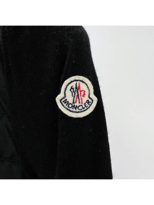 Size S tricot women knit padded cardigan black - MONCLER - BALAAN 3