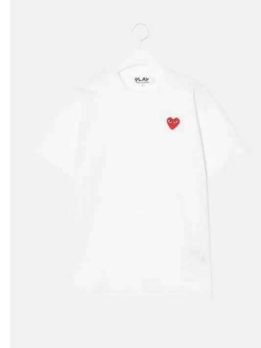 Unisex Red Heart Waffen T Shirt White Domestic Product GM0024050992411 - COMME DES GARCONS PLAY - BALAAN 1