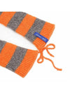 Long Knit Bicolor Gloves Orange RJ9014 OR - PALOMA WOOL - BALAAN 5
