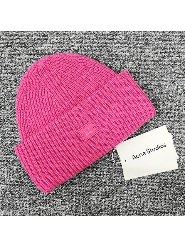 Small Face Logo Beanie Pink - ACNE STUDIOS - BALAAN 3