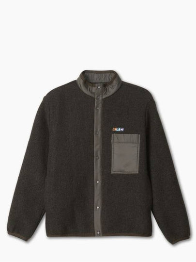 Iwan Fleece Wool Jacket Brown - A.P.C. - BALAAN 2