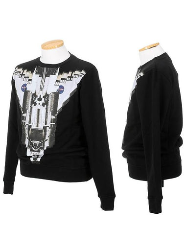 CMBA005 F1500 2048 1001 Black White Sweatshirt - MARCELO BURLON - BALAAN 1