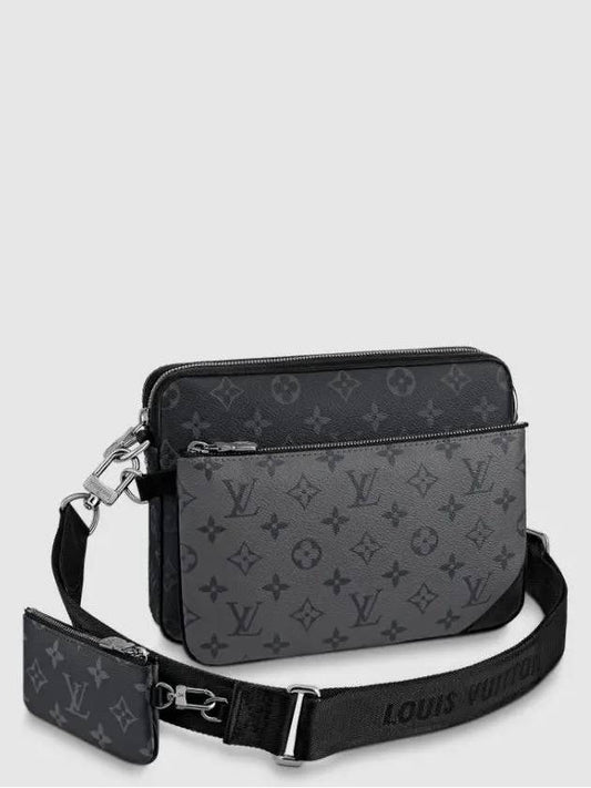 Trio Messenger Bag Grey - LOUIS VUITTON - BALAAN 2