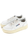 Medalist Leather Low Top Sneakers White - AUTRY - BALAAN 2