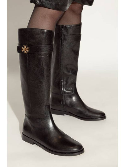 Tory Burch Leather Boots, Women's, Black - TORY BURCH - BALAAN 2