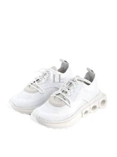 Nima Running Low-Top Sneakers Optic White - SALVATORE FERRAGAMO - BALAAN 2