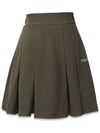 Patch Flare Skirt Shorts Sharon Skirt Khaki MCFW23SK 1KK - MACKY - BALAAN 2