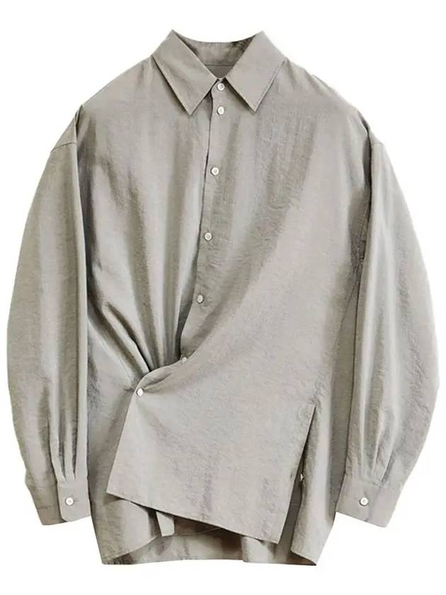 Twisted Long Sleeve Shirt Grey - LEMAIRE - BALAAN 2