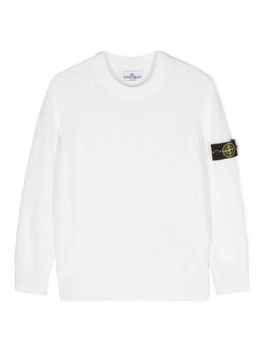 Junior Stone Island Knit Sweatshirt 8116502Z1 V0099 - STONE ISLAND - BALAAN 1