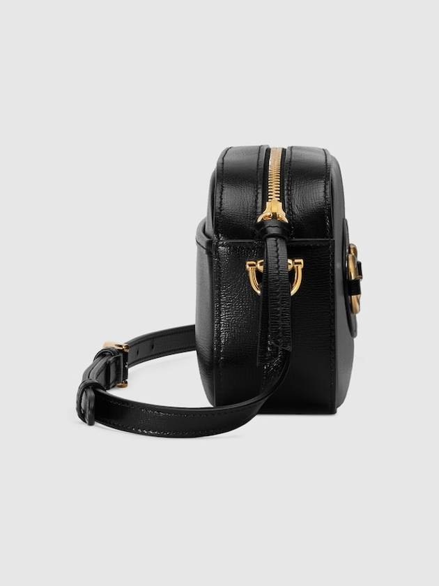 Horsebit 1955 Small Shoulder Bag Black - GUCCI - BALAAN 7