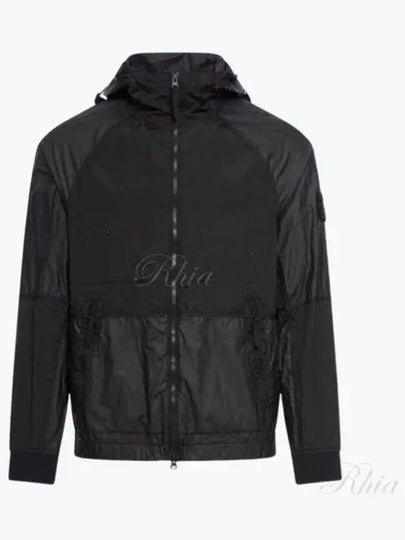 Nylon Metal Watro-TC Hooded Jacket Black - STONE ISLAND - BALAAN 2