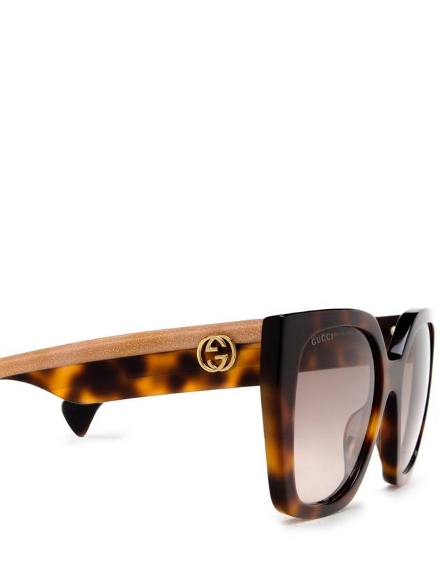 tortoiseshell square frame sunglasses GG1300S - GUCCI - BALAAN 4