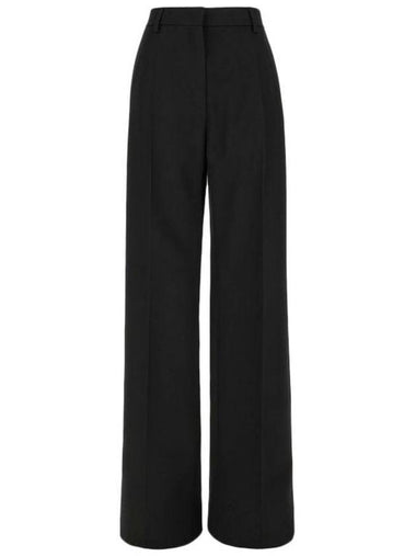 Wool wide pants black - VALENTINO - BALAAN 1