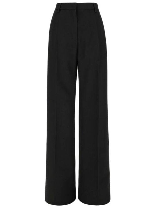 Wool wide pants black - VALENTINO - BALAAN 1