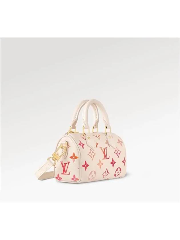 Nano Speedy Monogram Empreinte Tote Bag Sunrise Aquarelle - LOUIS VUITTON - BALAAN 3