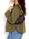 Women's Payton Signature Canvas Shoulder Bag Brown - COACH - BALAAN 5