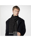 My Monogram Eclipse Scarf Black - LOUIS VUITTON - BALAAN 4