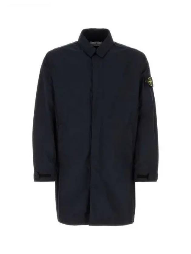 STONE ISLAND - Micro Twill Compass Badge Trench Coat Navy801570526 