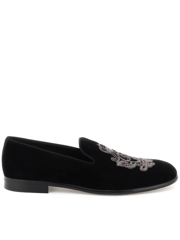 23 fw Velvet Loafers Dolce GABBANA A50490 AO249 8R747 B0230382646 - DOLCE&GABBANA - BALAAN 1