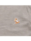 Chillax Fox Patch Classic Sweatshirt Beige Melange - MAISON KITSUNE - BALAAN 4