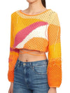 House of Sunny Women's Crop Knit VOL2110 MULTI - HAUS OF HONEY - BALAAN 2