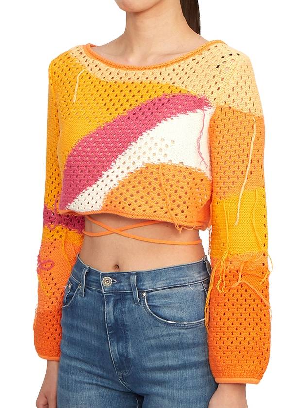 House of Sunny Women's Crop Knit VOL2110 MULTI - HAUS OF HONEY - BALAAN 2