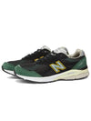 990v3 Low Top Sneakers Green Black - NEW BALANCE - BALAAN 2