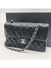 Classic Flap Small Calfskin Shoulder Bag Black - CHANEL - BALAAN 2