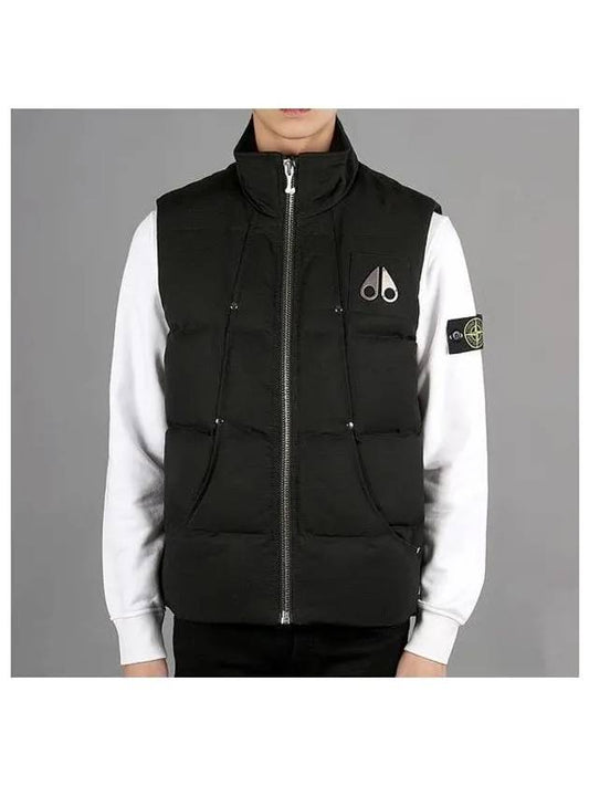 Logo Montreal Padded Vest Black - MOOSE KNUCKLES - BALAAN 2