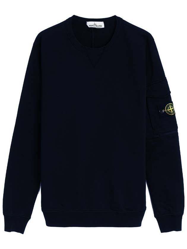 Waffen Patch Pocket Sweatshirt 2 Types Black Navy 761561151 - STONE ISLAND - BALAAN 4